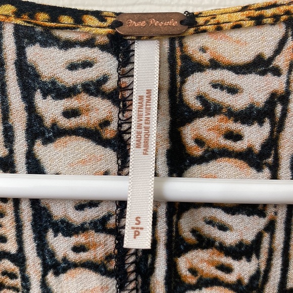 🧡Free People🧡Cropped Printed Top - Picture 5 of 12